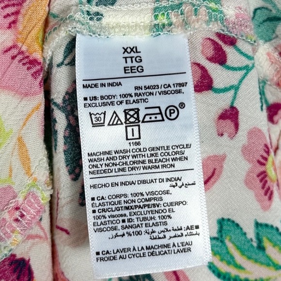 Old Navy Fit And Flare Crinkled‎ Halter Maxi Dress Floral Print Womens Size XXL - Picture 6 of 16